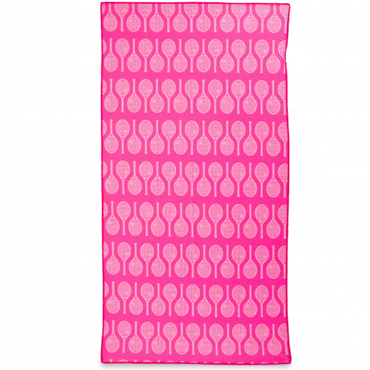 SPTWL158 Ame & Lulu Sport Towel (Pink Tonal Racquets)
