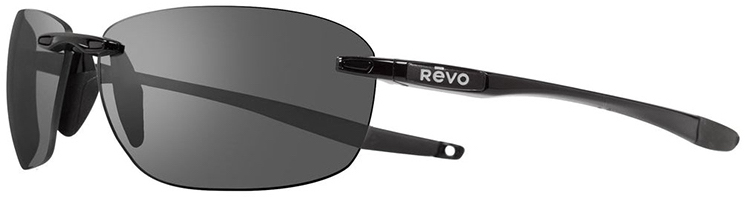SRDE-BLK Revo Descend Fold Sports Sunglasses (Black/Graphite)