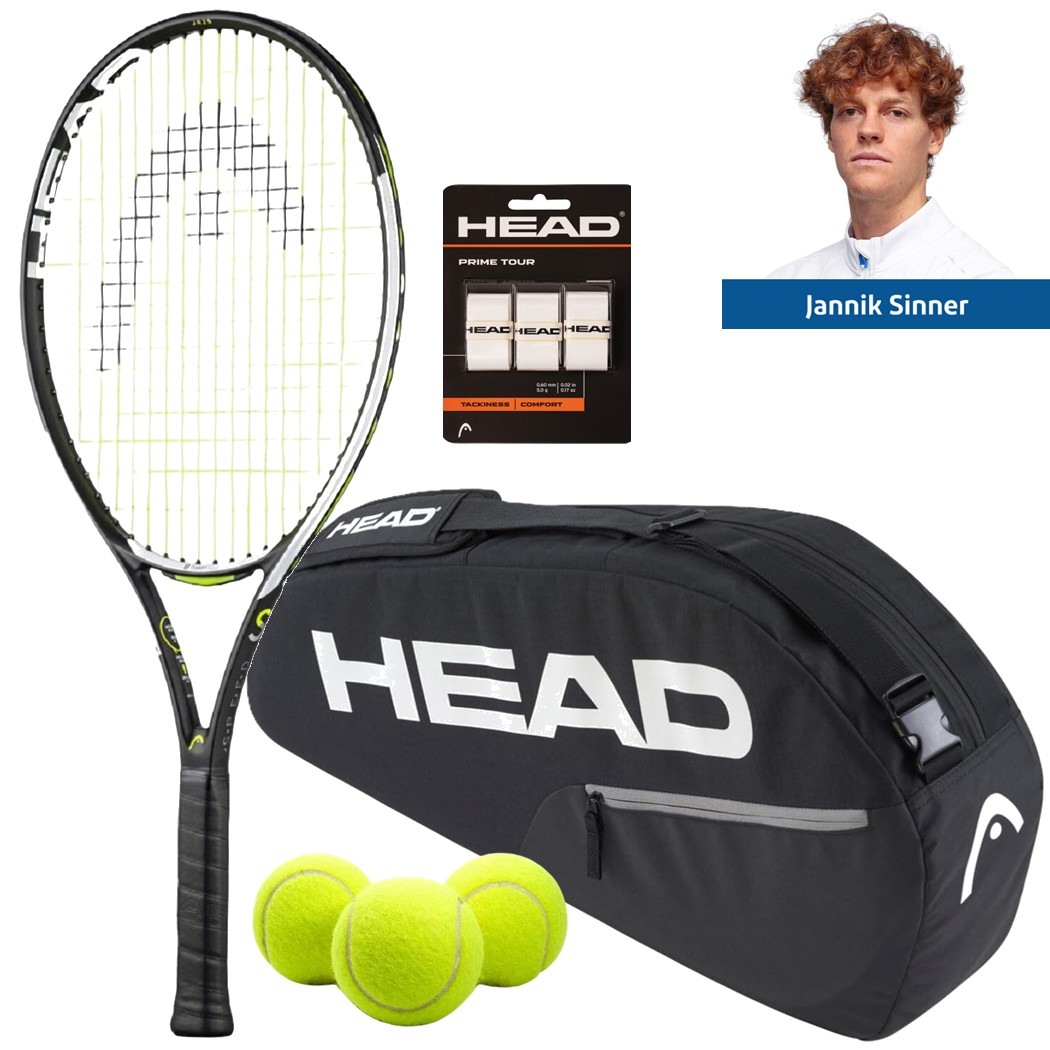 Sinner-ProPlayer-JrRecreation-BNDL Jannik Sinner Junior Beginner Bundle