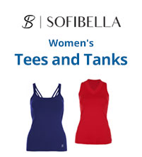 Sofibella Women's Tennis Tees and Tanks