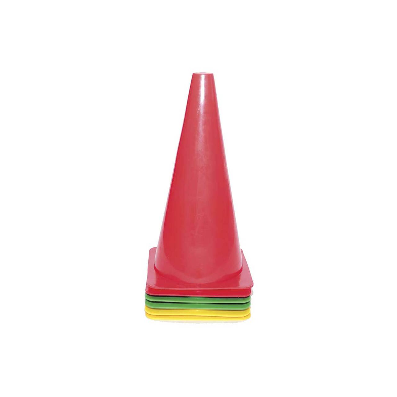 TASMC6B Big Stoplight Cones for Tennis Court Drill Practice (Set of 6) 