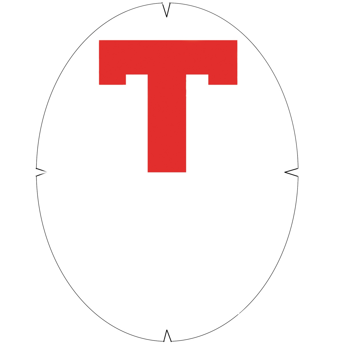 TOUR-S Tourna Tennis Racquet Stencil