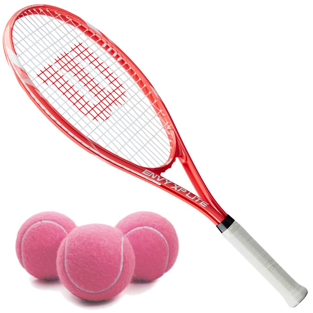 WR025810U-PinkBall Wilson Envy XP Lite Tennis Racquet Racket Pink Ball