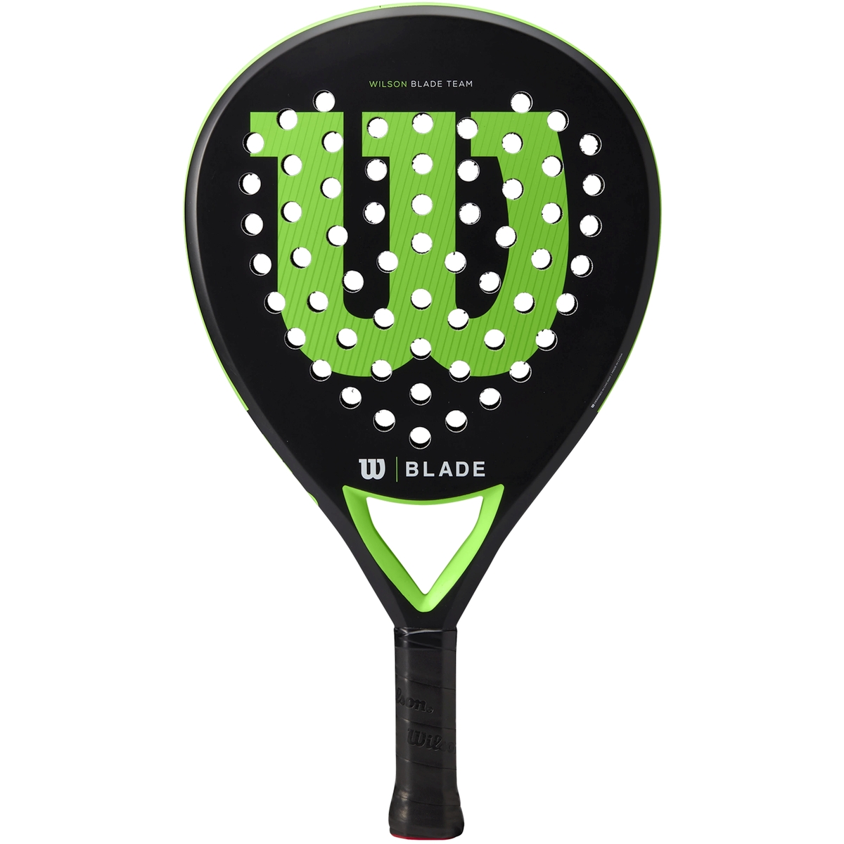 WR067411U Wilson Blade Team v2 Padel Racket (Black/Neon Green)