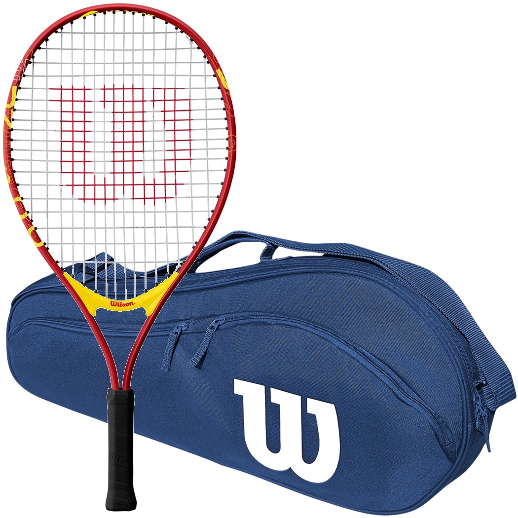 WR082510U-Advantage2.5Bag-BNDL Wilson US Open 23 Junior Tennis Racquet bundled w an Advantage 2.5 Tennis Bag