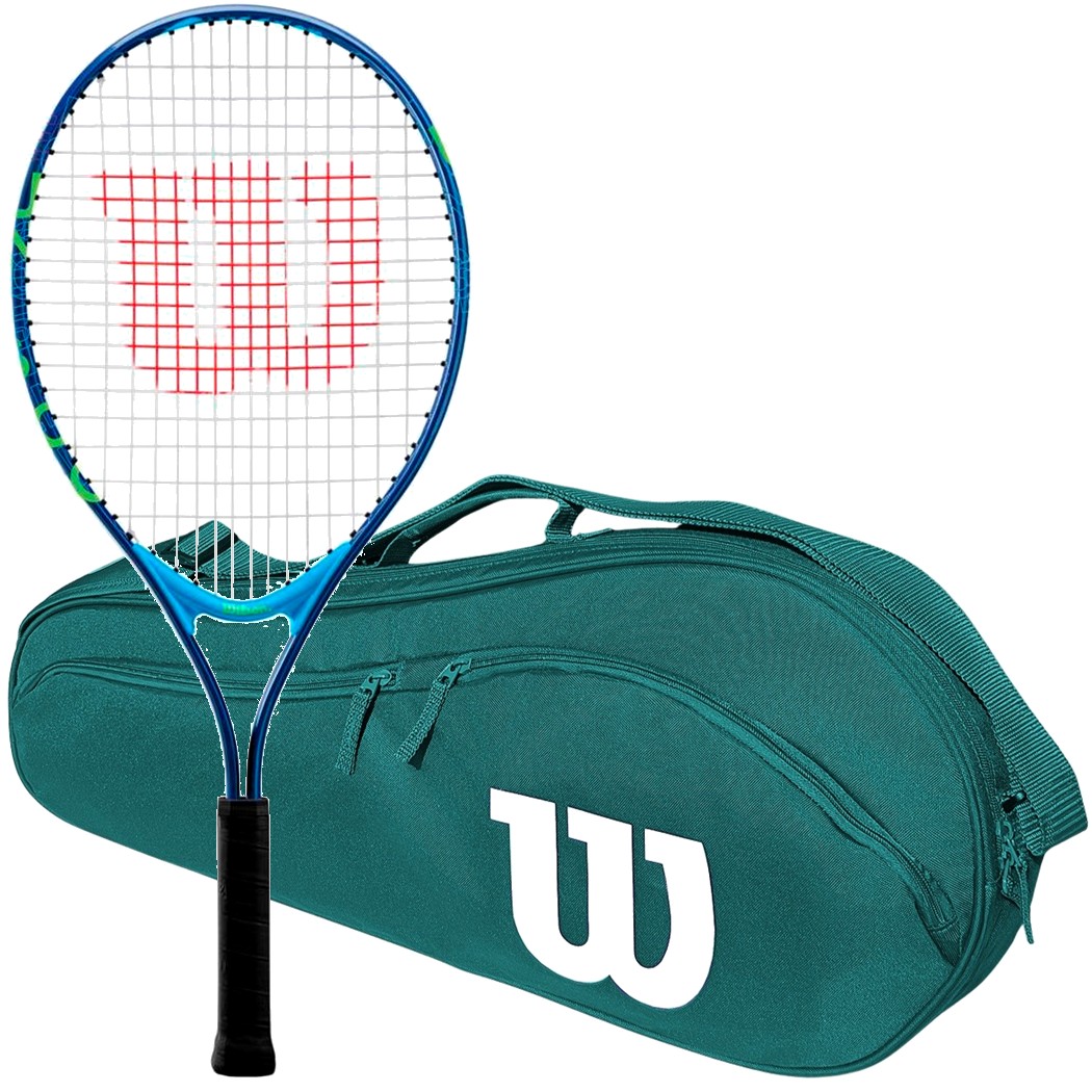 WR082610U-AdvantageBag-BNDL Wilson US Open 25 Junior Tennis Racquet bundled w and Advantage II Tennis Bag