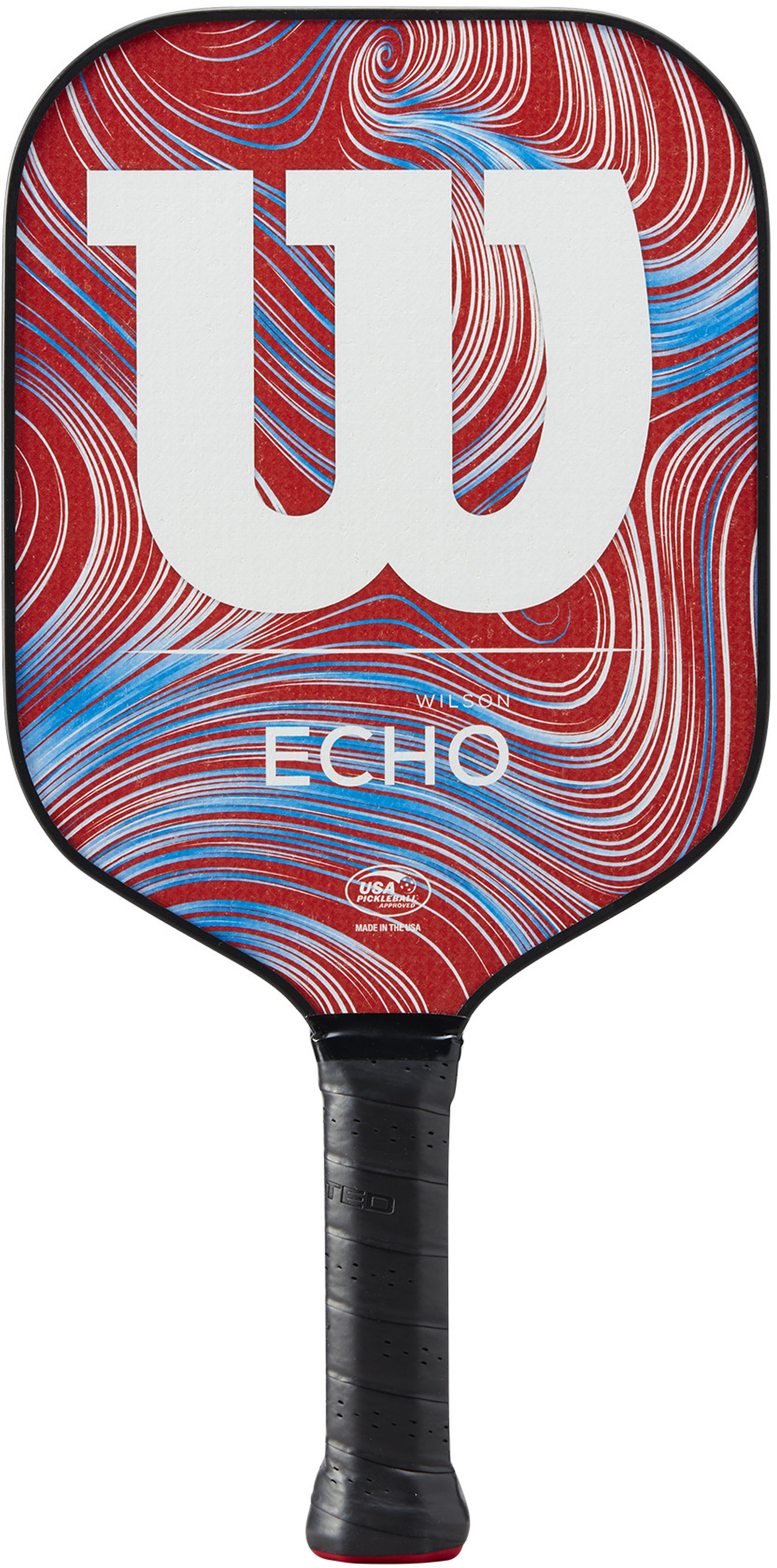 WR121211U Wilson Echo Energy Pickleball Paddle (Red/White/Blue)