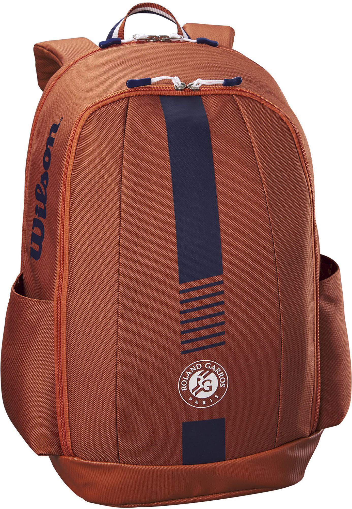 WR8026401001 Wilson Roland Garros Team Tennis Backpack (White/Clay/Navy)