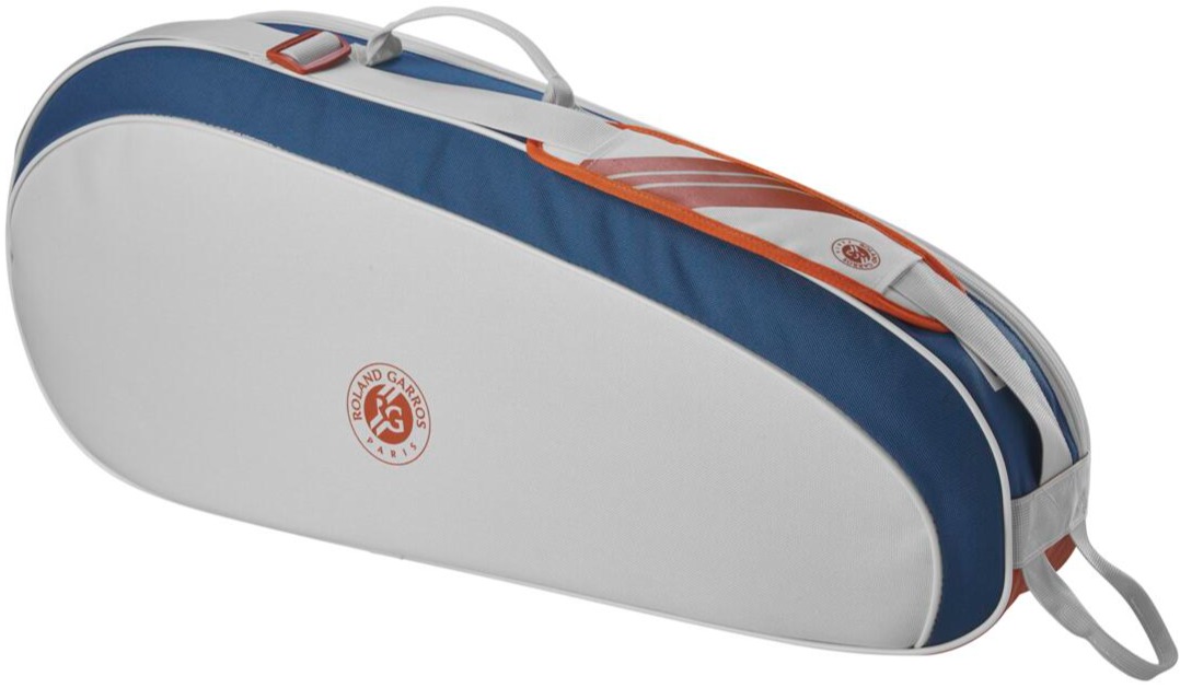 Wilson Roland-Garros Team 3 Pack Tennis Bag (Cream/Clay/Navy)