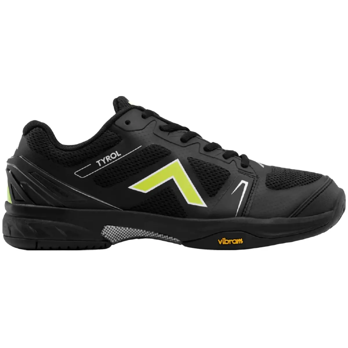 Tyrol Men's DriveV Pro Pickleball Shoes (Black/Lime)