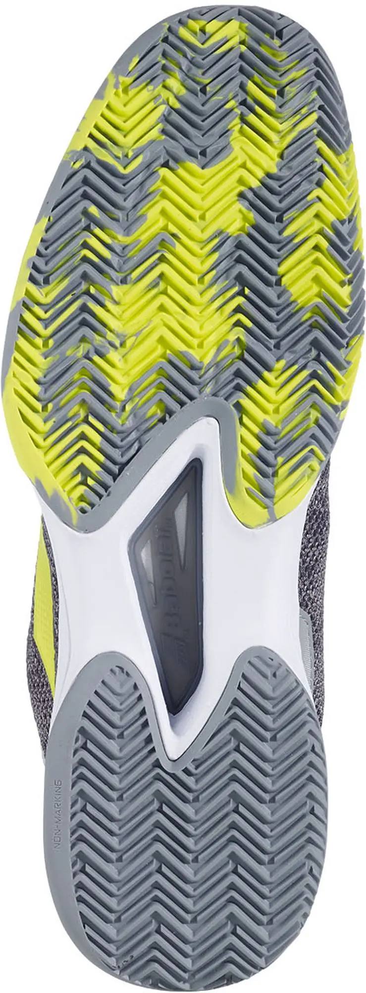 Babolat Men #39 s Jet Tere Clay Court Tennis Shoes (Grey/Aero)