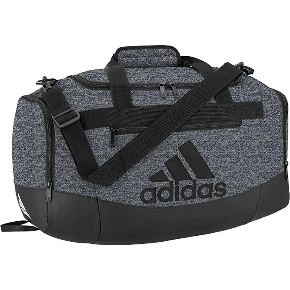 Adidas Defender IV Small Duffel Bag (Jersey Onix Grey/Black)