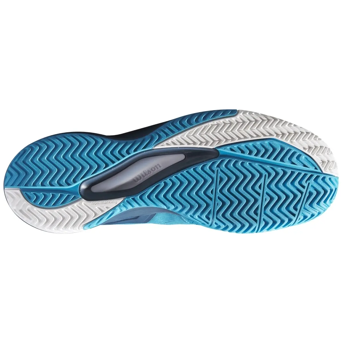 Wilson Men's Rush Pro 3.5 Tennis Shoe (Barrier Reef/Majolica Blue/White)