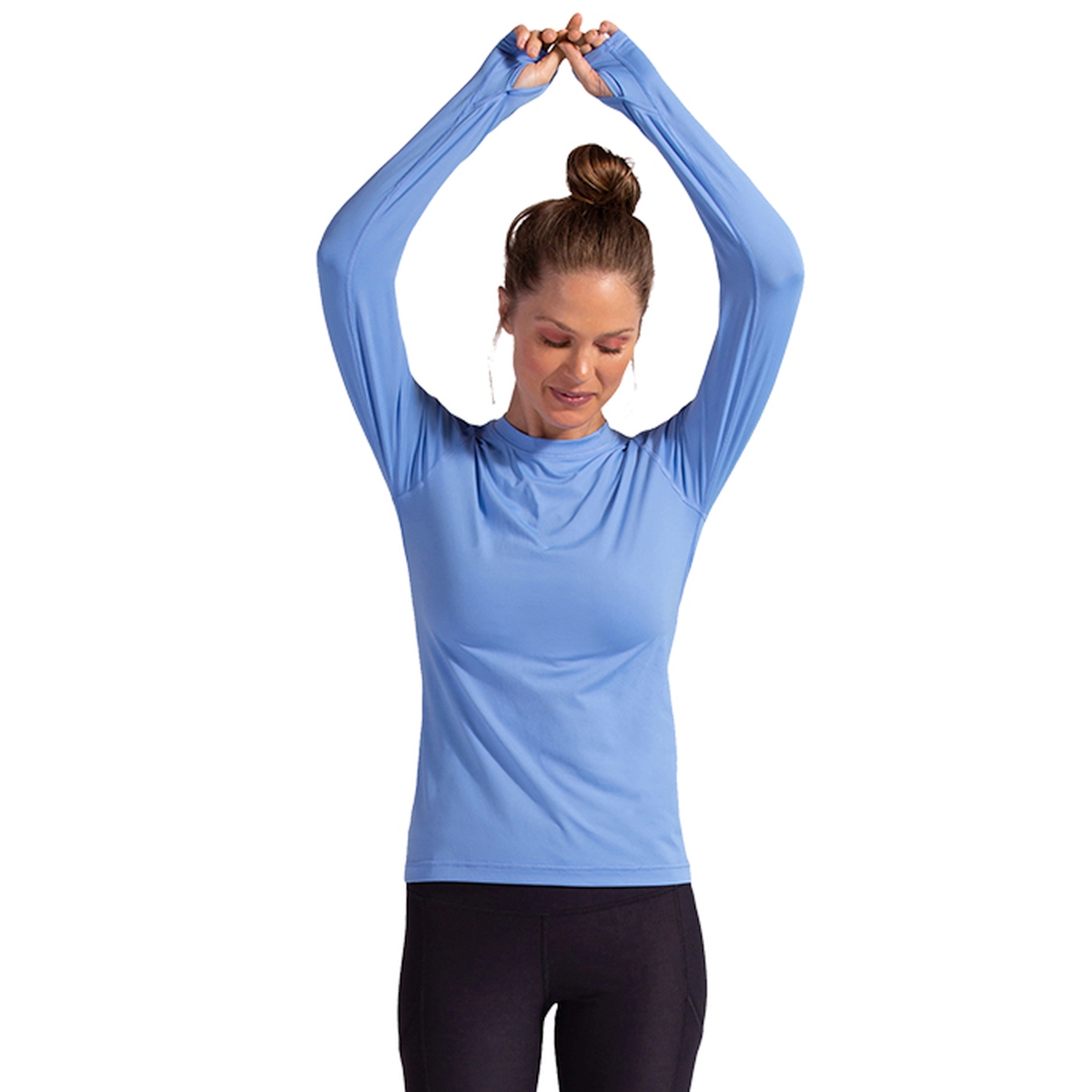 BUV-2001-IDG Bloq-UV Women's 24/7 Sun Protective Long Sleeve Top (Indigo)