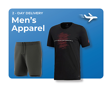 Guaranteed Two Day Delivery Men's Tennis Apparel