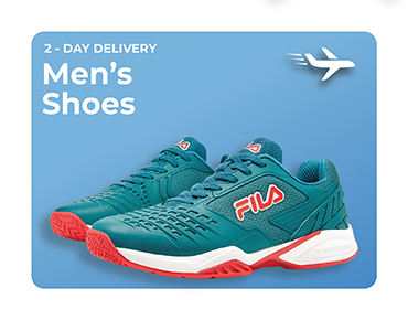 Guaranteed Two Day Delivery Men's Tennis Shoes