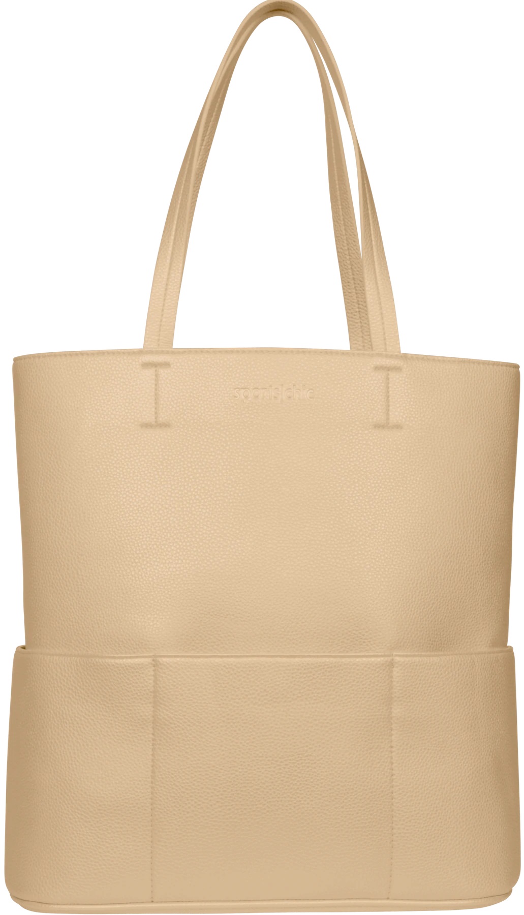 TOTE-C - SportsChic Women's Vegan Maxi Tennis Tote Bag (Coriander)