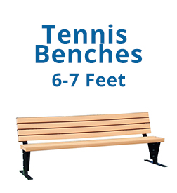 Tennis Benches 6-7 Feet