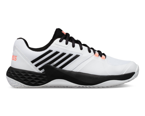 Details about   K-Swiss Men's Aero Court Tennis Shoe  8 White/Black/Soft Neon Orange 