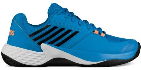 K-Swiss Men&amp;apos;s Aero Court Tennis Shoes (Brilliant Blue/Neon Orange)
