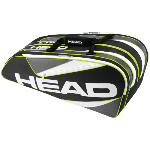 Head Elite 9R Supercombi Tennis Bag (Black/Anthracite)