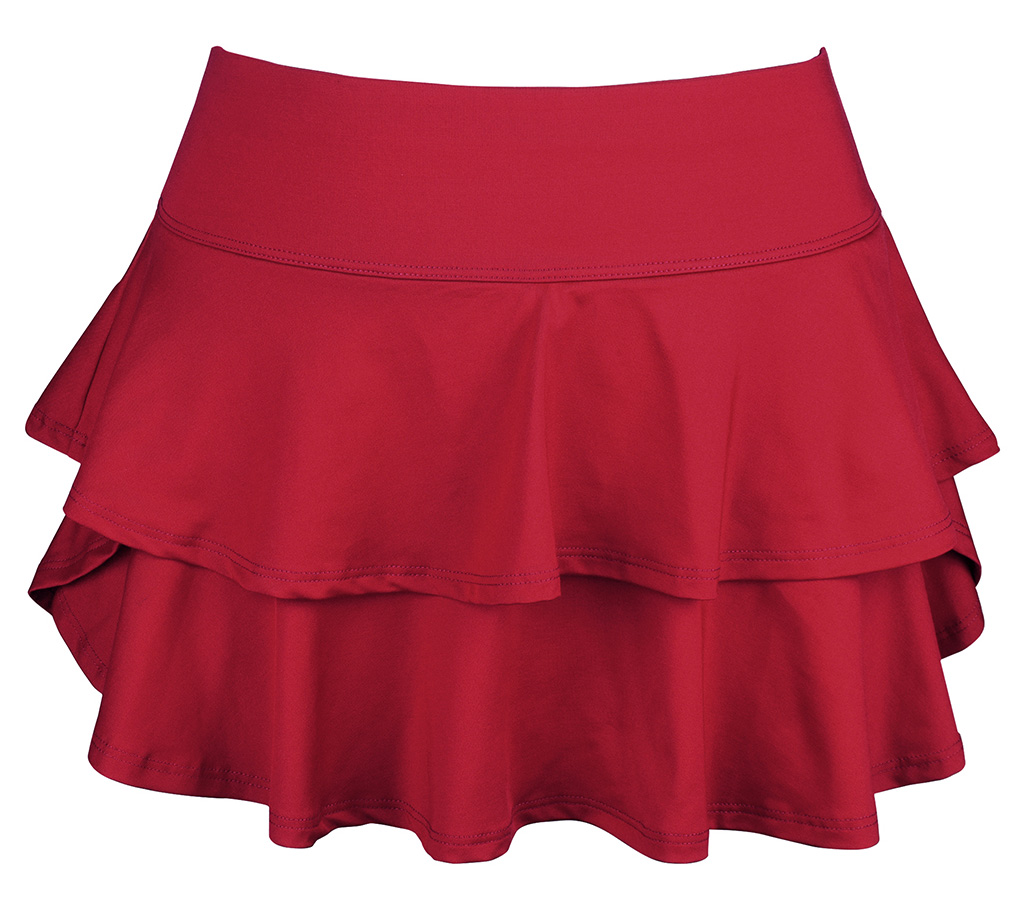 DUC Belle Women&amp;apos;s Tennis Skirt (Cardinal)