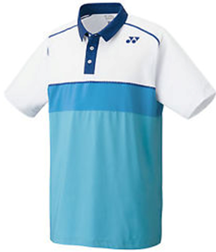 Yonex Men&amp;apos;s Wawrinka Paris London Tennis Polo (White/Blue)