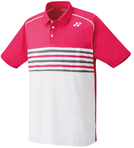 Yonex Men's Wawrinka Melourne Tennis Polo (Pink/Grey)