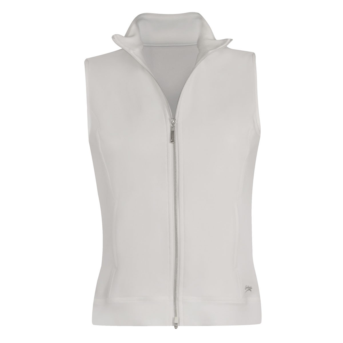 Sofibella Women's SofiFleece Tennis Vest (White) Do It Tennis