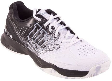 Wilson Men&amp;apos;s Kaos Comp Tennis Shoes (Black/White/Pearl)
