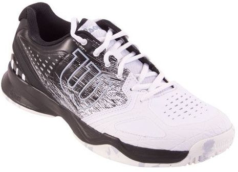 Wilson Men's Kaos Comp Tennis Shoes (Black/White/Pearl)