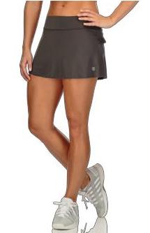K-Swiss Women&amp;apos;s Deuce Tennis Skirt (Dark Shadow)