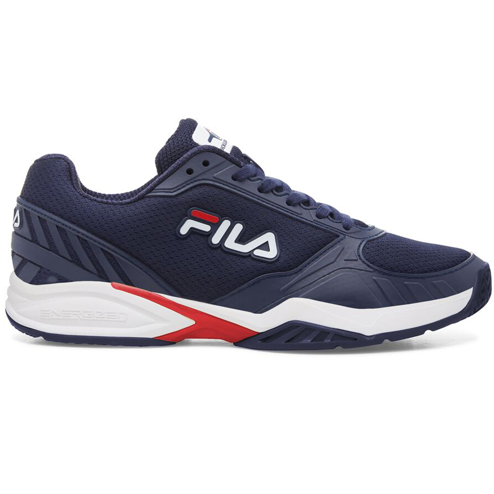 Fila Men's Volley Zone Pickleball Court Shoes (FNVY/FRED/WHT) Do It