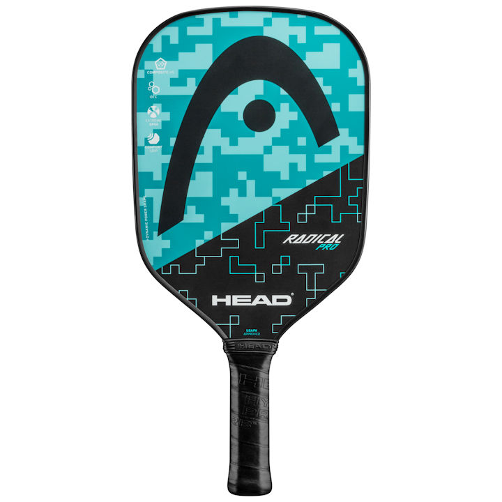 Head Radical Pro Pickleball Paddle (Teal/Black)