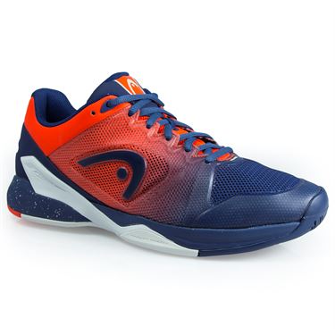 Head Men's Revolt Pro 2.5 Tennis Shoes (Blue/Orange)