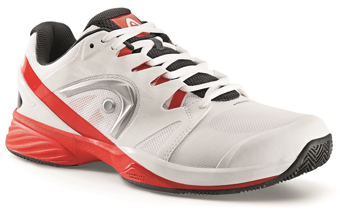 Head Men&amp;apos;s Nitro Pro Tennis Shoes (White/Red)