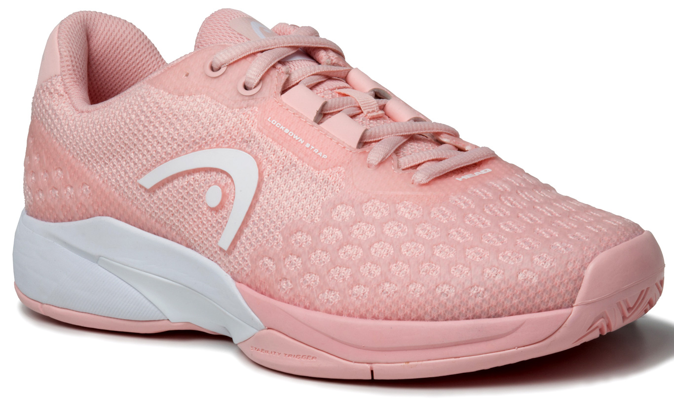 Head Women's Revolt Pro 3.0 Tennis Shoes (Rose/White)