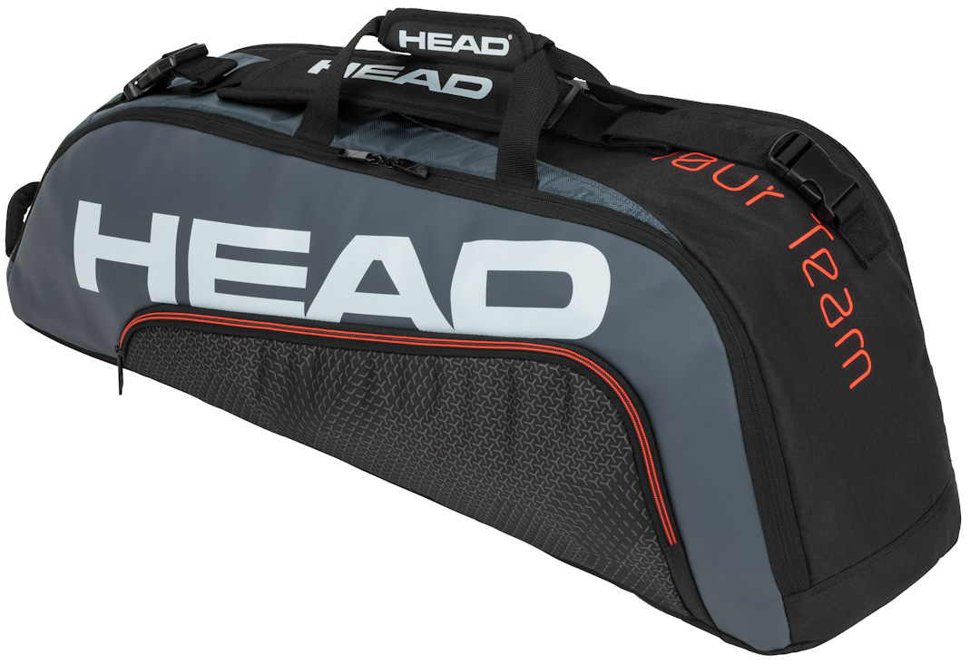Head Tour Team 6R Combi Tennis Bag (Black/Grey)