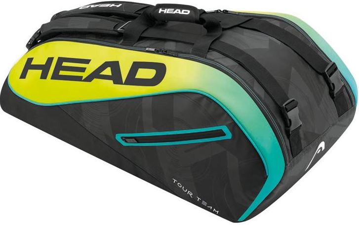 Head Extreme 9R Supercombi Tennis Bag (Black/Yellow)