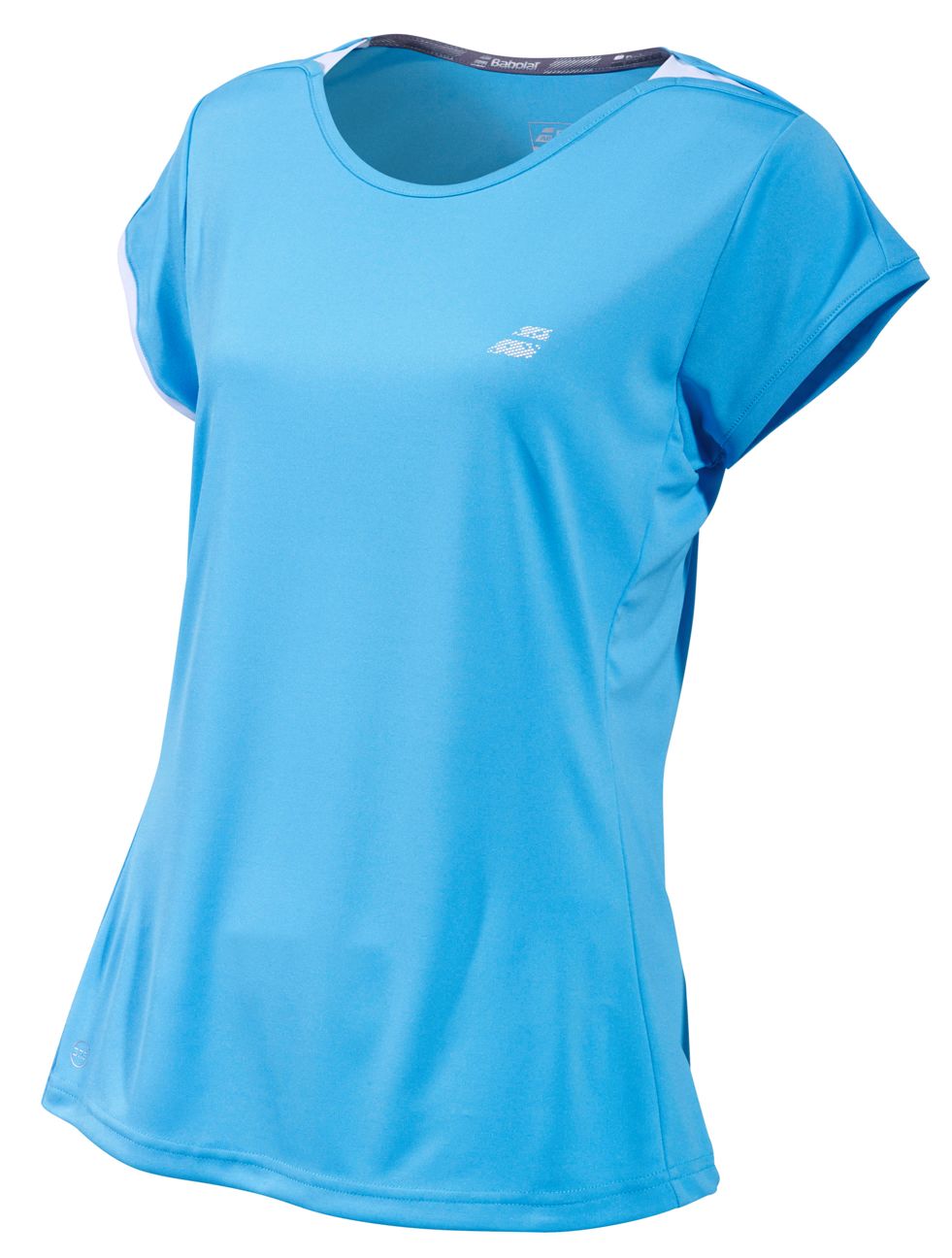 Babolat Women's Performance Cap Sleeve Tennis Top (Horizon Blue)