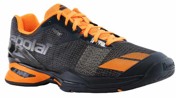 Babolat Men&amp;apos;s Jet All Court Tennis Shoes (Grey/Orange)
