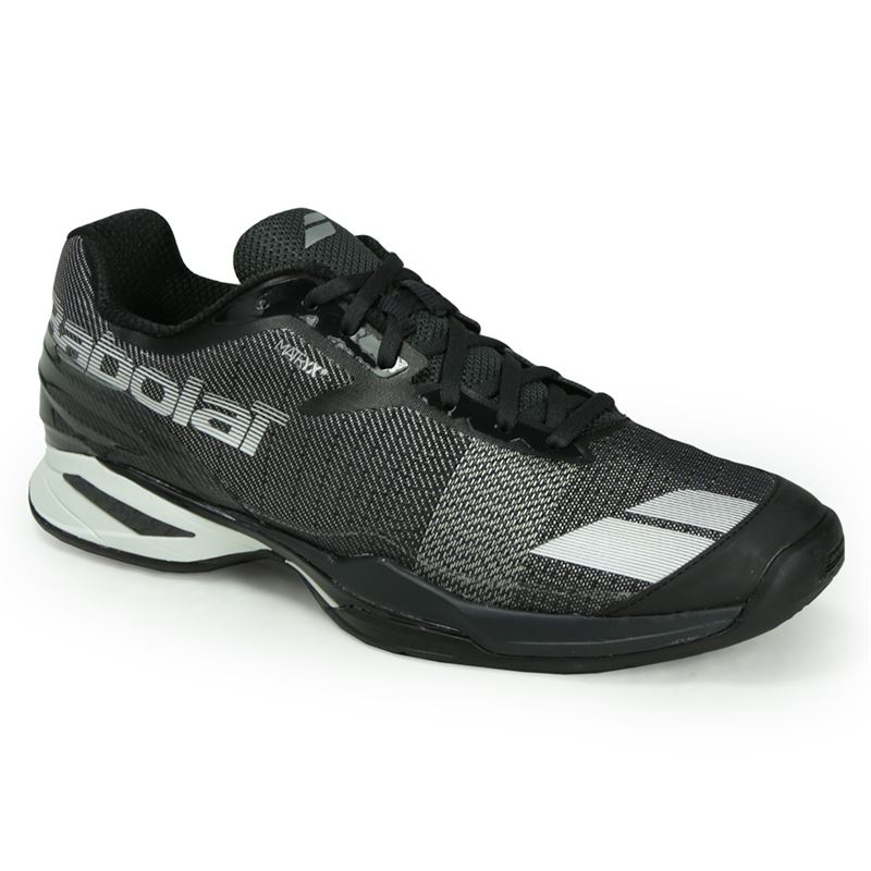 Babolat Men&amp;apos;s Jet Clay Court Tennis Shoes (Black/White)