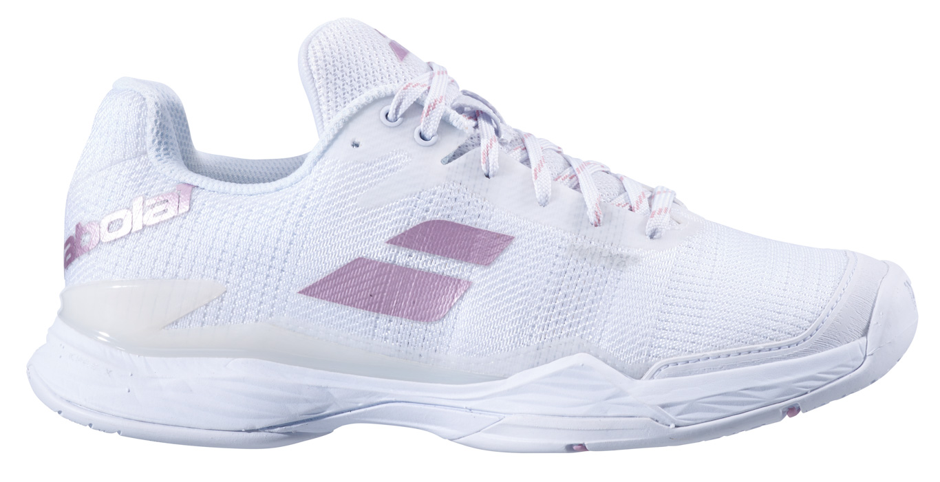 Babolat Women's Jet Mach II All Court Tennis Shoe (White/White)