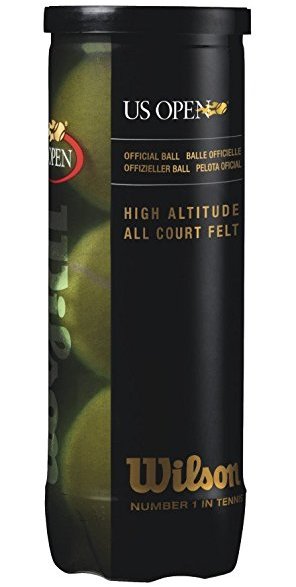 Wilson US Open High Altitude Tennis Ball Can (3 Balls)
