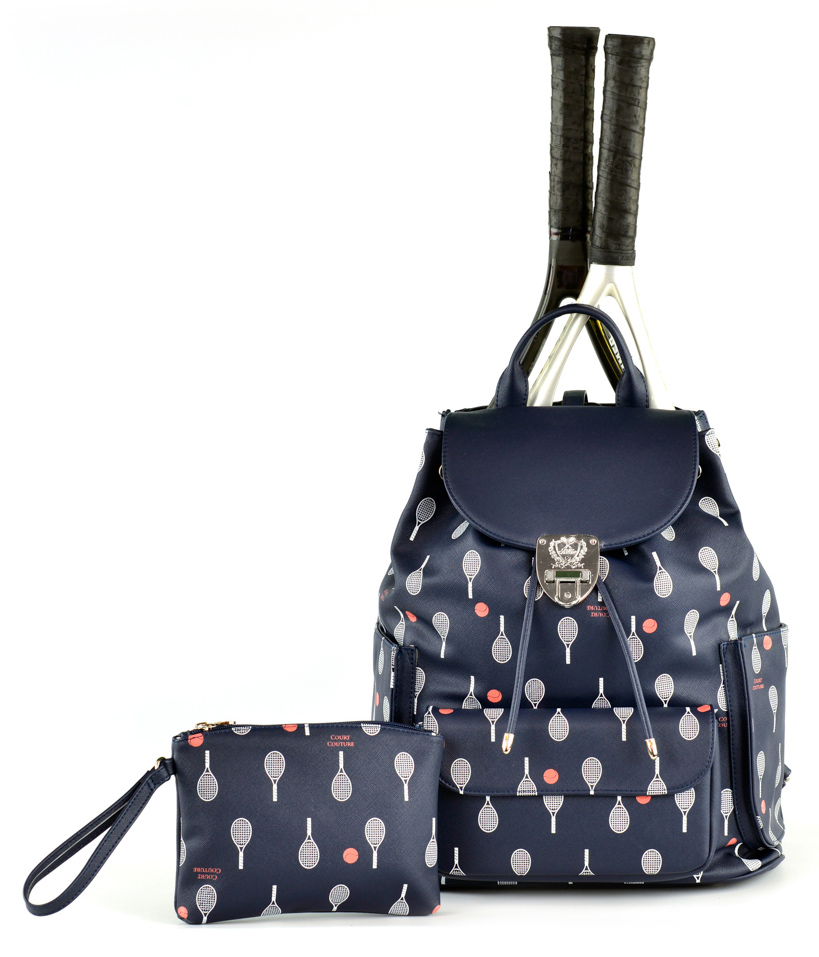 Court Couture Hampton Tennis Backpack (Midnight Printed)