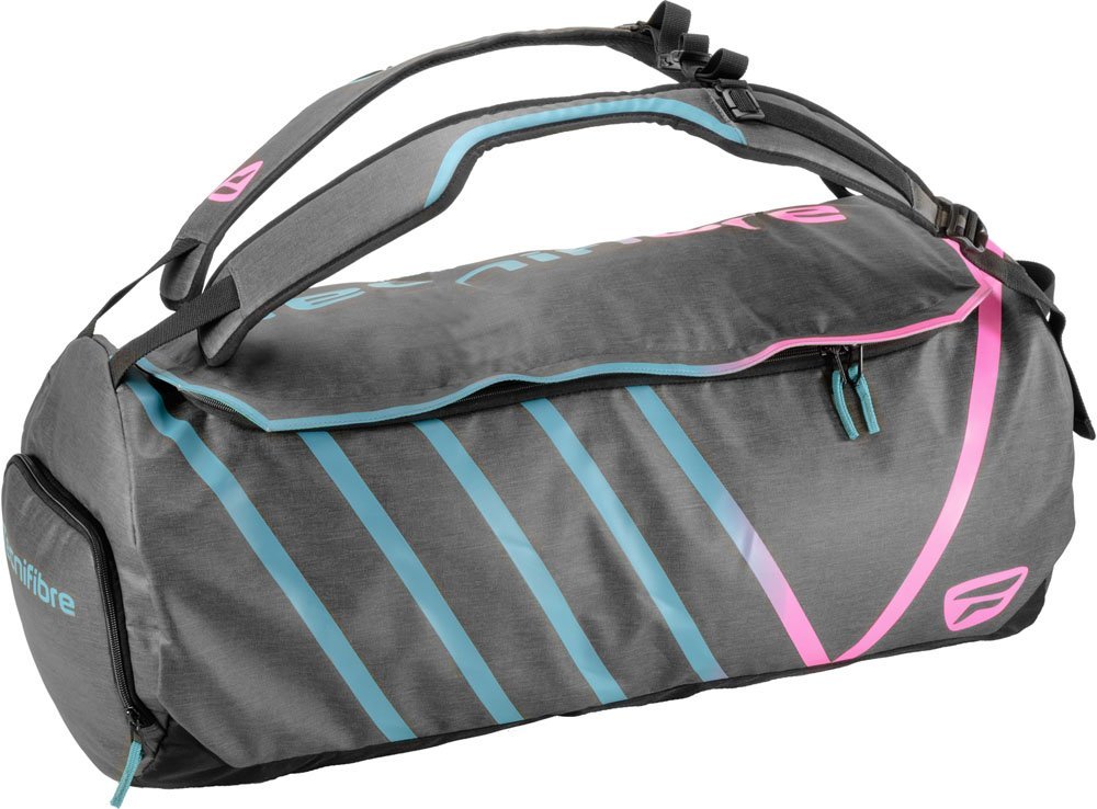 Tecnifibre T.Rebound Rackpack Tennis Bag (Grey/Pink/Teal)