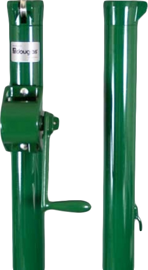Douglas E-Z Tennis Post w/ External Wind (Green)