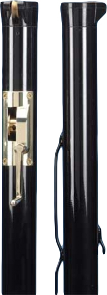 Douglas Premier XS Black Internal Wind Tennis Posts w/ Brass Gears