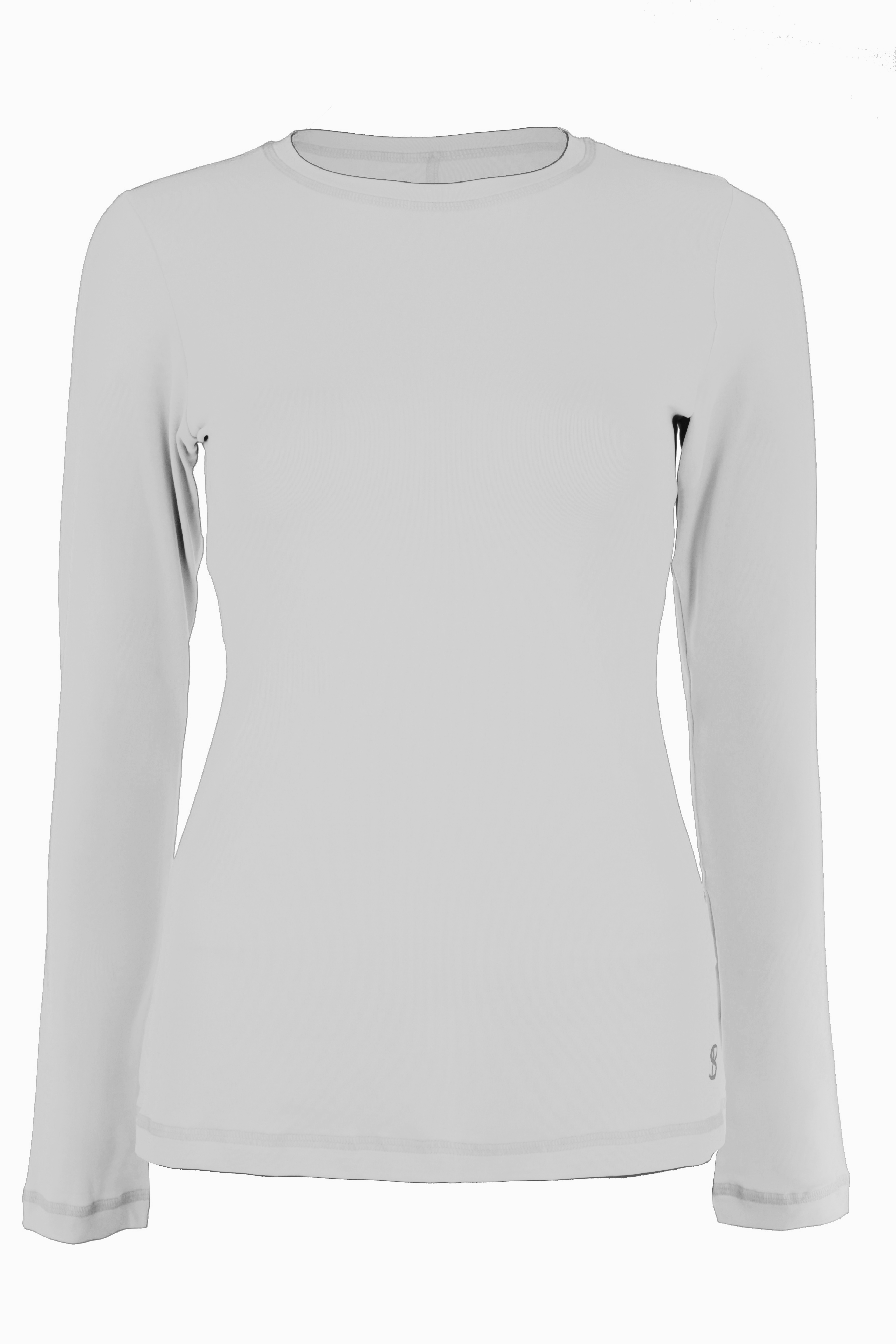 Sofibella Women&amp;apos;s Long Sleeve Tennis Top (White)