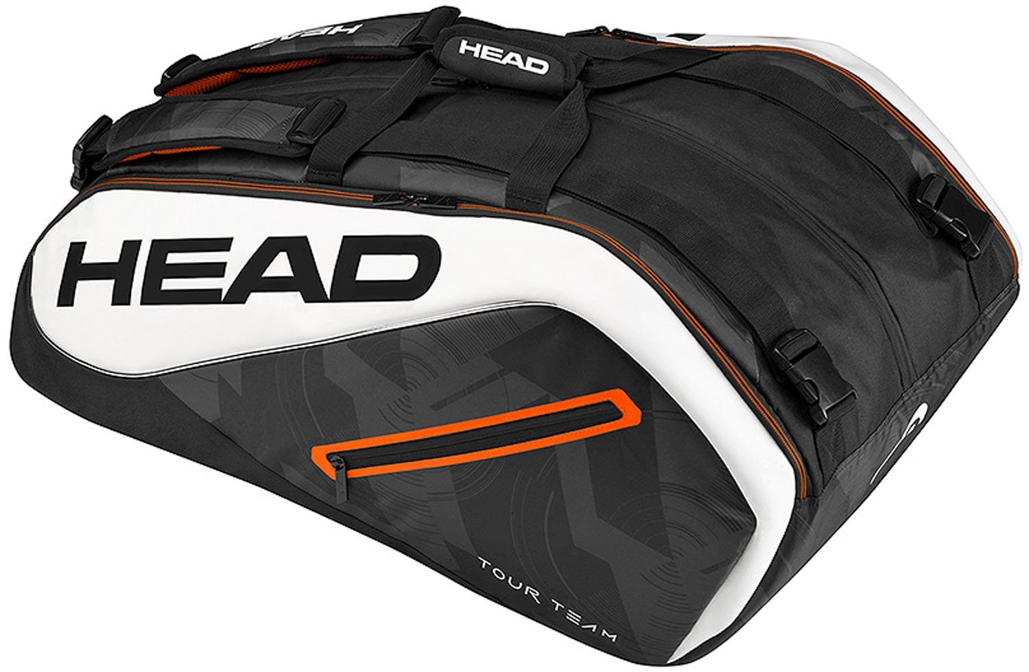Head Tour Team 12R Monstercombi Tennis Bag (Black/White)